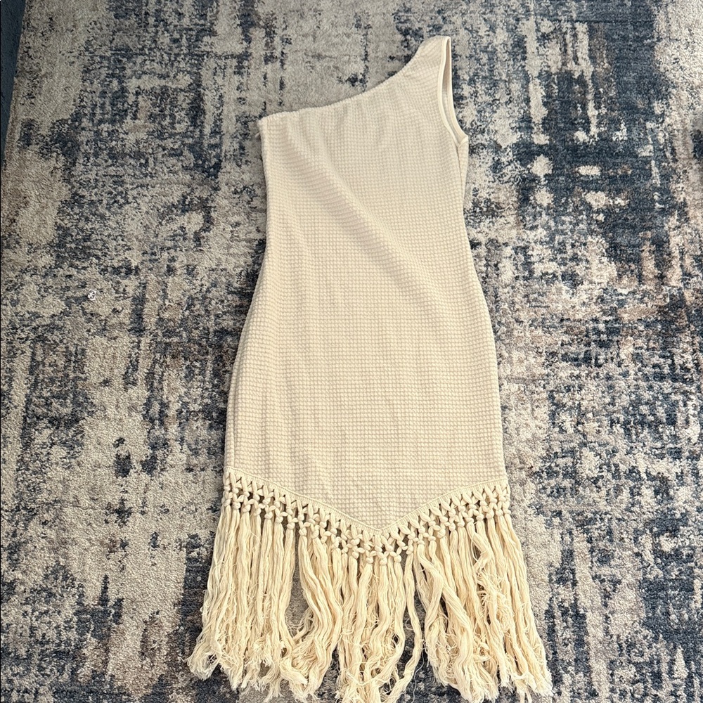 SHEIN Cream Textured Fabric